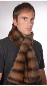 Petit-gris fur scarf